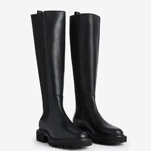 All Saints Women's Maeve Stretch Tall Boots Size 10